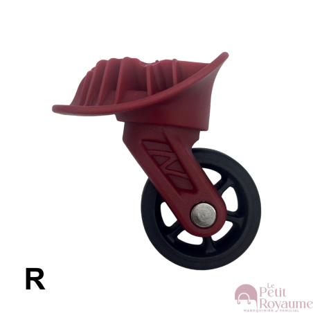 Single replacement wheels FHW356E for 4-wheeled hardside luggages, suitable for many brands such as Samsonite, Delsey