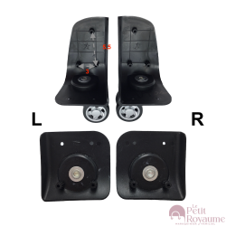 Double replacement wheels DJ03 for 4-wheeled softside luggages