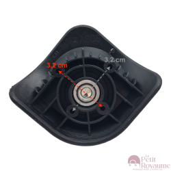 Single replacement wheels A-25, W111, A808 for 4-wheeled hardside luggages, suitable for Samsonite, Delsey