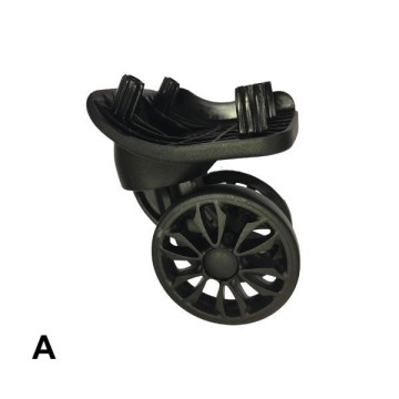 Double replacement wheels 6cm D367, JD-1297 for 4-wheeled softside luggages, suitable for many brands such as Samsonite, Delsey