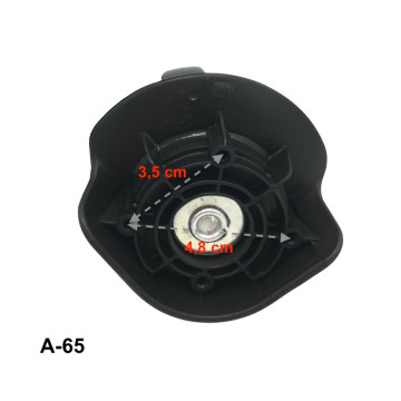 Single replacement wheels A-65 (5cm) for 4-wheeled hardside luggages, suitable for many brands such as Samsonite, Delsey