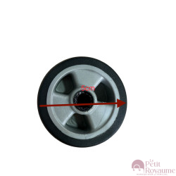 Single replacement wheels 5 × 2 cm for 4-wheeled softside and hardside luggages, suitable for many brands