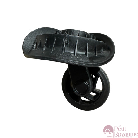 Single replacement wheels A-87 for 4-wheeled softside luggages, suitable for many brands such as Samsonite, Delsey