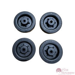 Single replacement wheels 6/1.6cm for 4-wheeled softside and hardside luggages, suitable for many brands