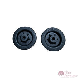 Single replacement wheels 6/1.6cm for 4-wheeled softside and hardside luggages, suitable for many brands