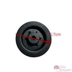 Single replacement wheels 6/1.6cm for 4-wheeled softside and hardside luggages, suitable for many brands