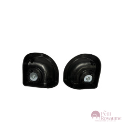 Single replacement wheels D-316 for 4-wheeled softside luggages, suitable for many brands such as Samsonite, Delsey