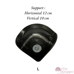 Single replacement wheels D-316 for 4-wheeled softside luggages, suitable for many brands such as Samsonite, Delsey