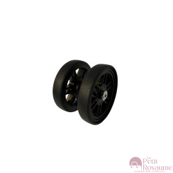 Double replacement wheels AD-A6cm/1,2cm for 4-wheeled hardside luggages, suitable for Delsey