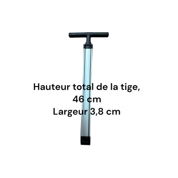 Tige télescopique JH-3024 (46x3,8cm) avec poignée complète compatible valise Samsonite