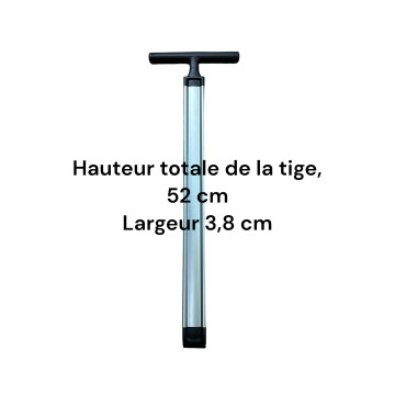 Tige télescopique JH-3024 (52x3,8cm) avec poignée complète compatible valise Samsonite