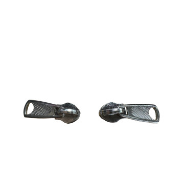 Set of 2 Zipper pulls TAC-L/gris GM for hardshell or softshell suitcases suitable for Samsonite, Delsey and other brands