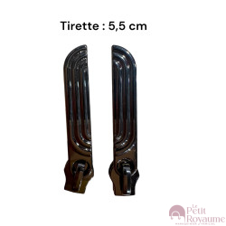 Lot de 2 Tirettes avec curseurs TAC-D/N PM compatibles valises rigides ou toiles Samsonite, Delsey et d'autres marques