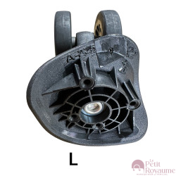 Double replacement wheels FHW546 for 4-wheeled hardside luggages, suitable for Delsey Helium Air 2