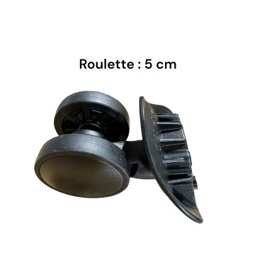 Roulettes doubles BL-105 pour valises rigides à 4 roues, compatibles valises Delsey et d'autres marques