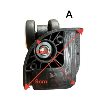 Double replacement wheels A-278 diameter 5 cm for 4-wheeled hardside luggages