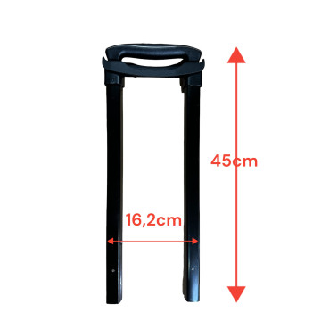 Lugagge Telescopic Handle (45 × 16,2 cm) suitable for Delsey Cabin and hardside and softside suitcases