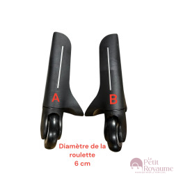 Roulettes simples DJ20 pour valises à 4 roues compatibles avec David Jones…