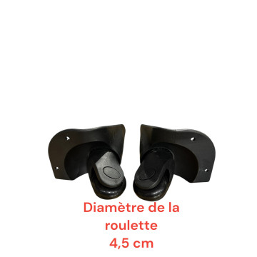 Roulettes simples DJ202 pour valises à 4 roues compatibles avec David Jones…