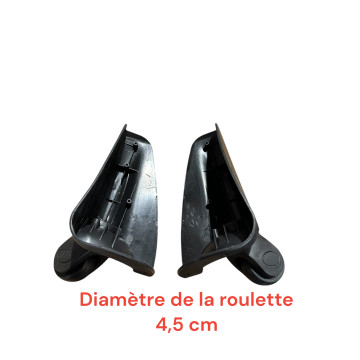 Roulettes simples DJ203 pour valises à 4 roues compatibles avec David Jones…