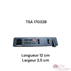 Serrure à code TSA17032B compatible avec valise Samsonite ou Delsey…